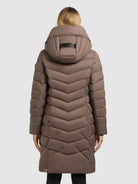 khujo-coat-odana3-city-taupe-knielanger-wattierter-damen-wintermantel image 3