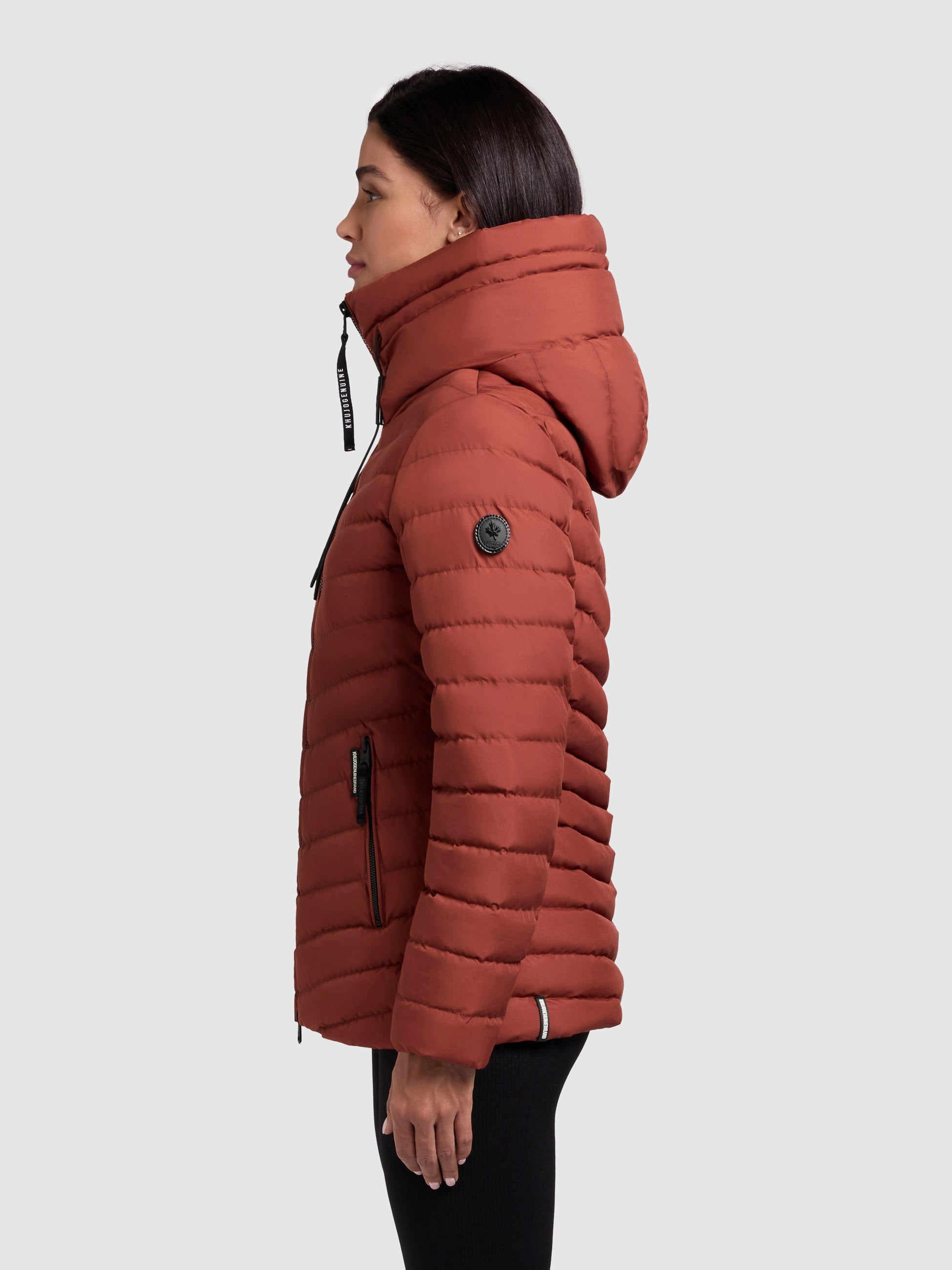 khujo-jacke-pace-dark-red-h-ftlange-damen-steppjacke-mit-kapuze image 5