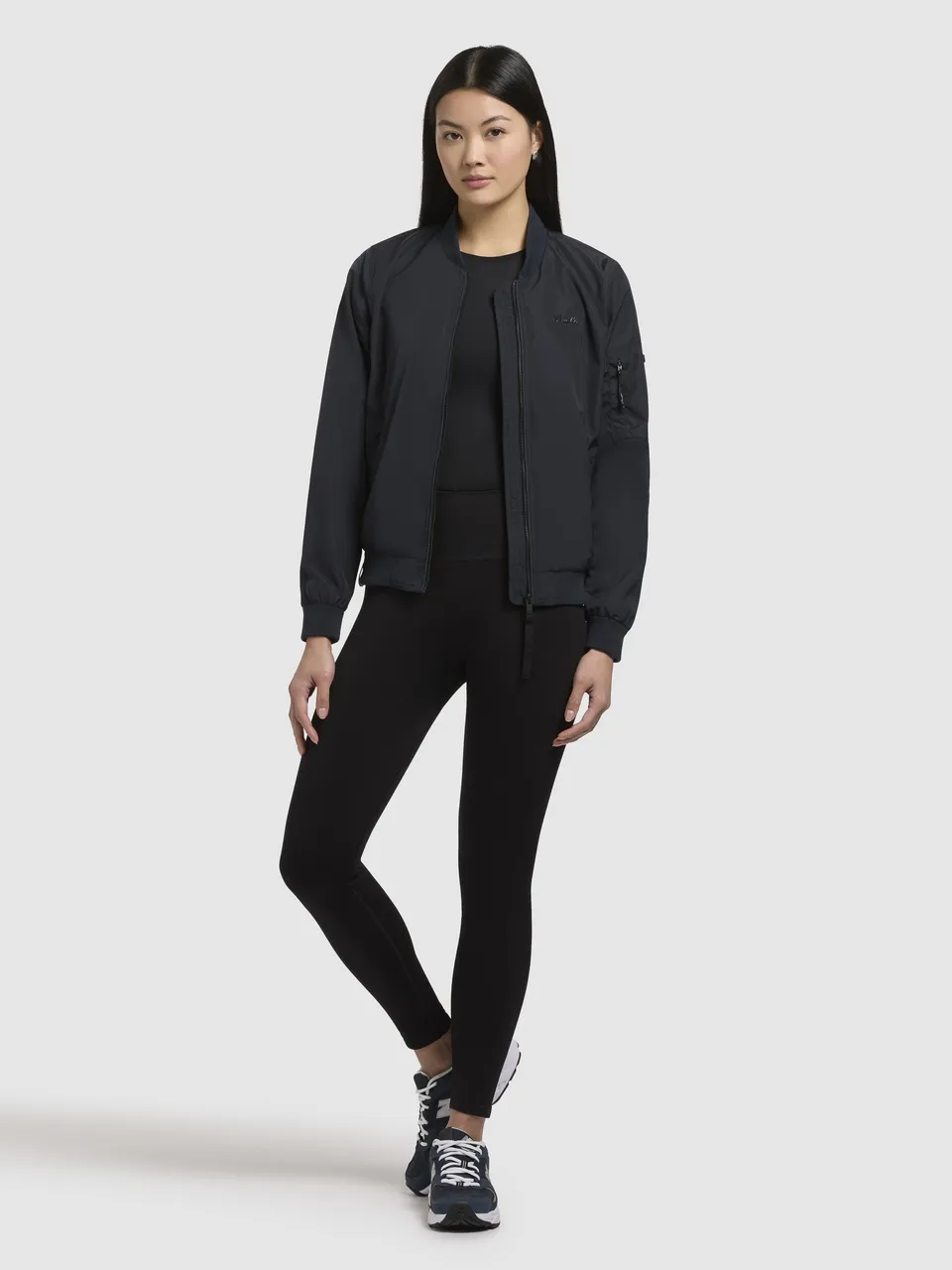 khujo-jacke-cend-dunkelblau-bomberjacke-damen image 1