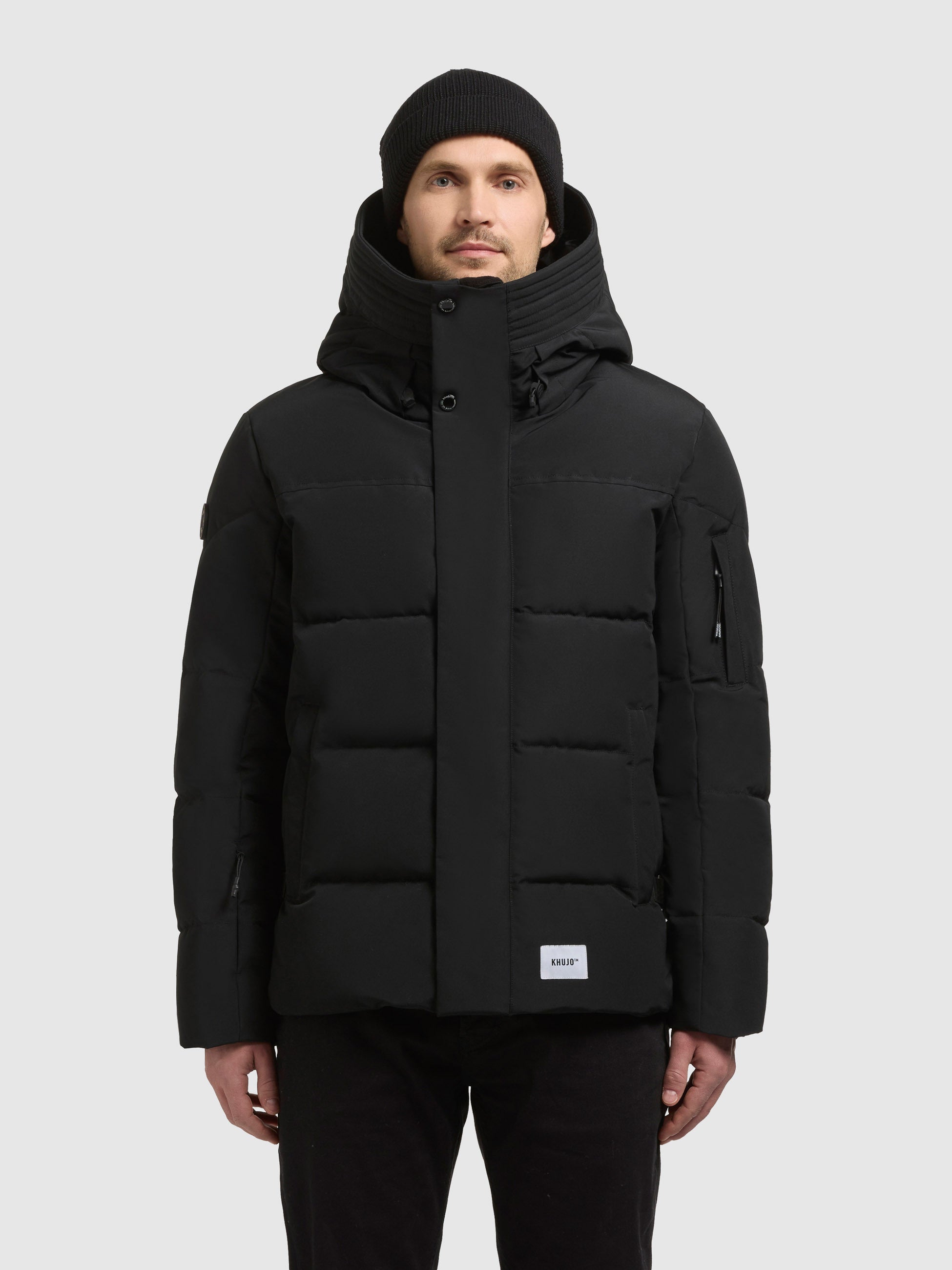 khujo-bard2-steppjacke-black-mit-kapuze image 4