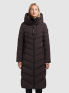 khujo-coat-stoane2-moody-plum-wadenlanger-damen-steppmantel-tailliert image 4