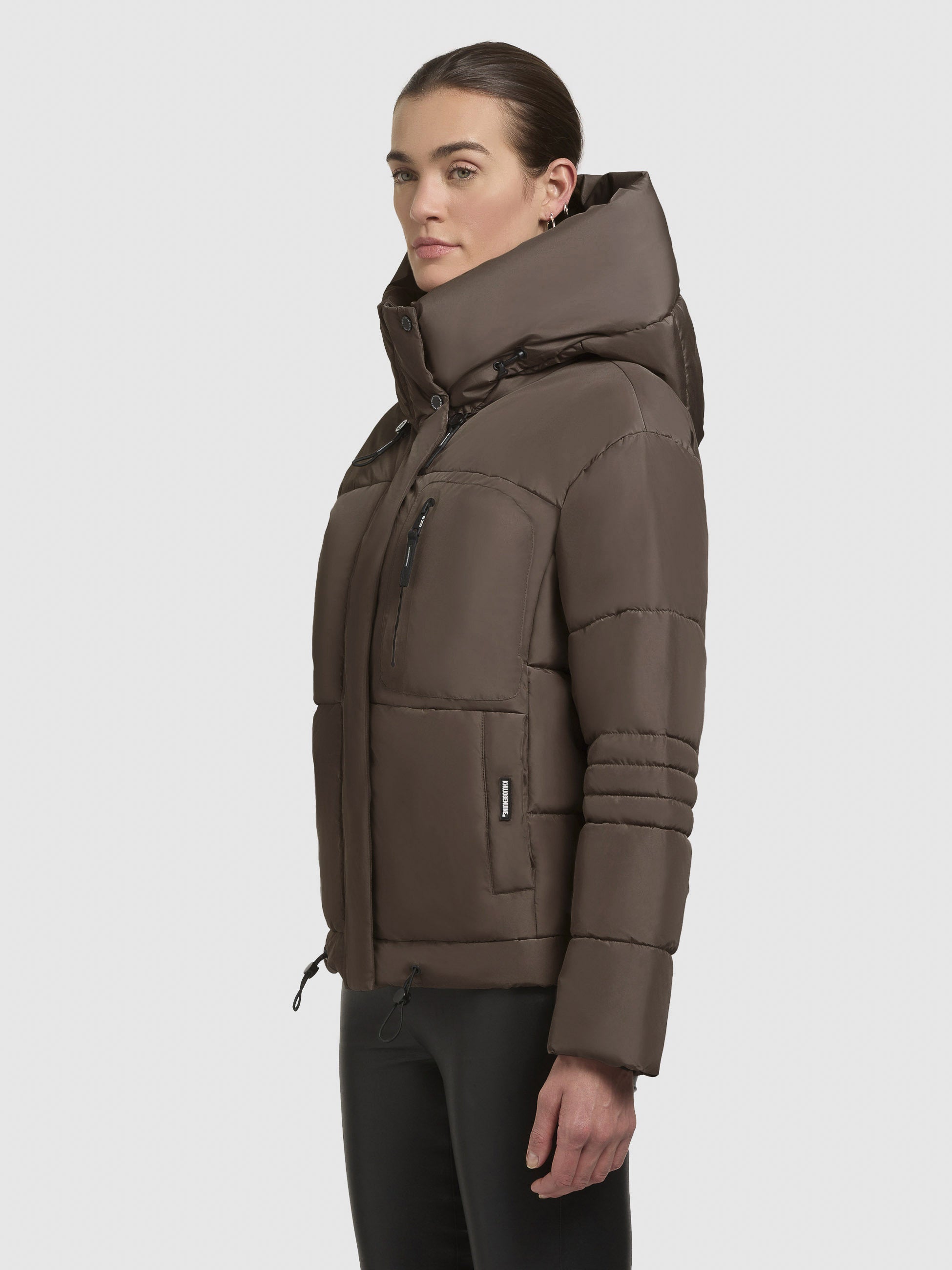 khujo-jacke-peeke-taupe-dunkel-mit-handschuhen-damen-winterjacke-gef-ttert-mit-k image 5