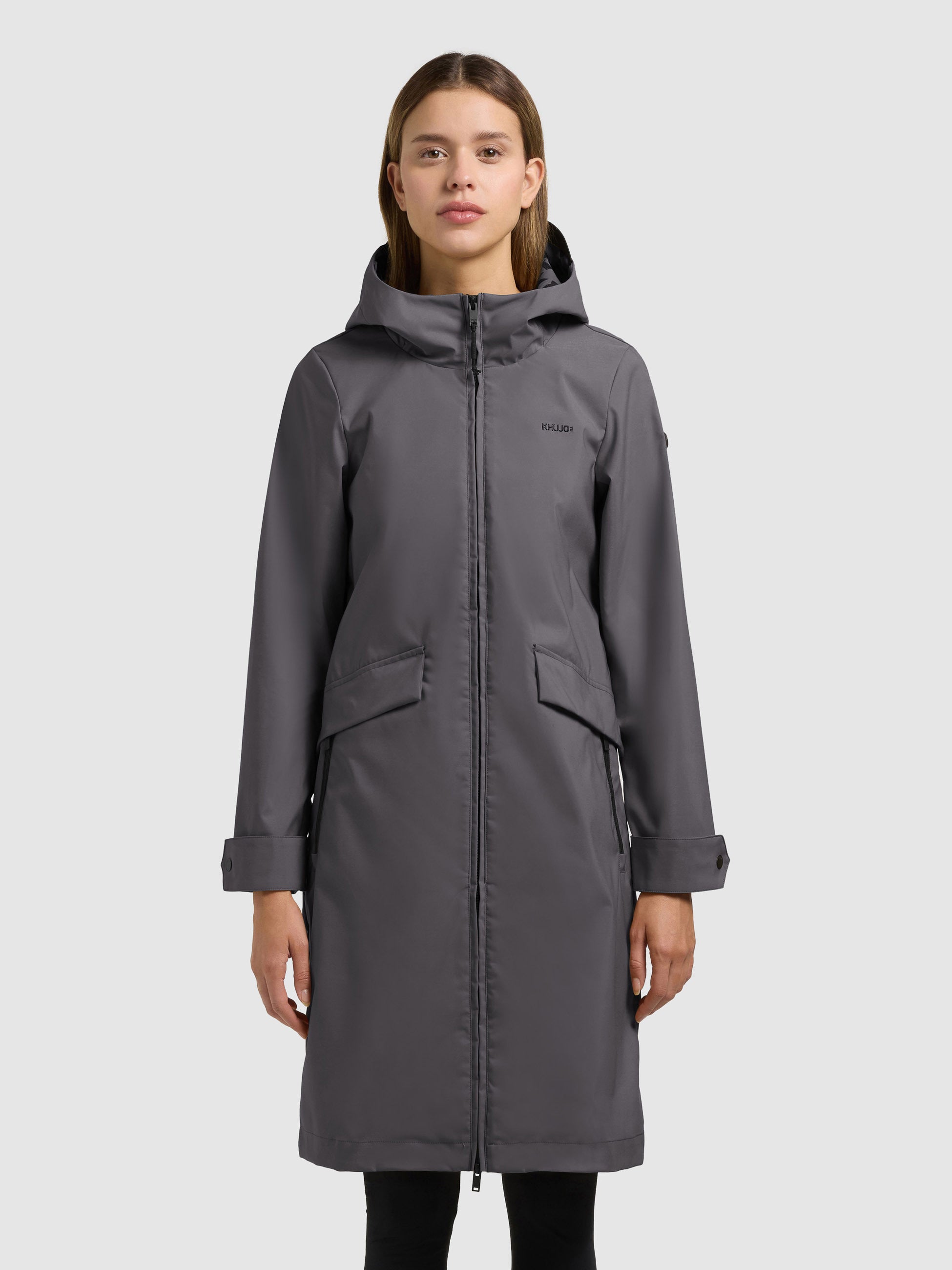 khujo-jacke-femke2-slate-grey-wasserdichter-damen-parka-slim-fit image 4