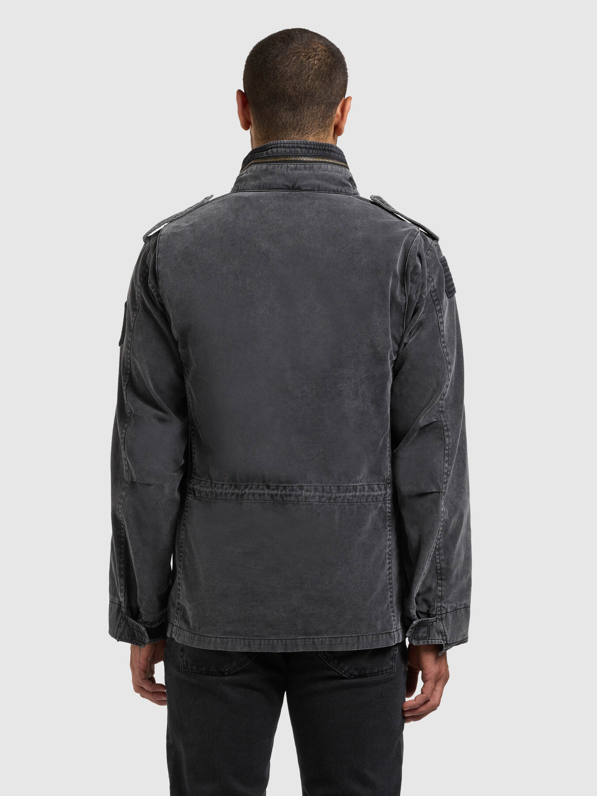 khujo-jacke-gene-black-damen-fieldjacke-regular-fit-mit-cargotaschen image 3