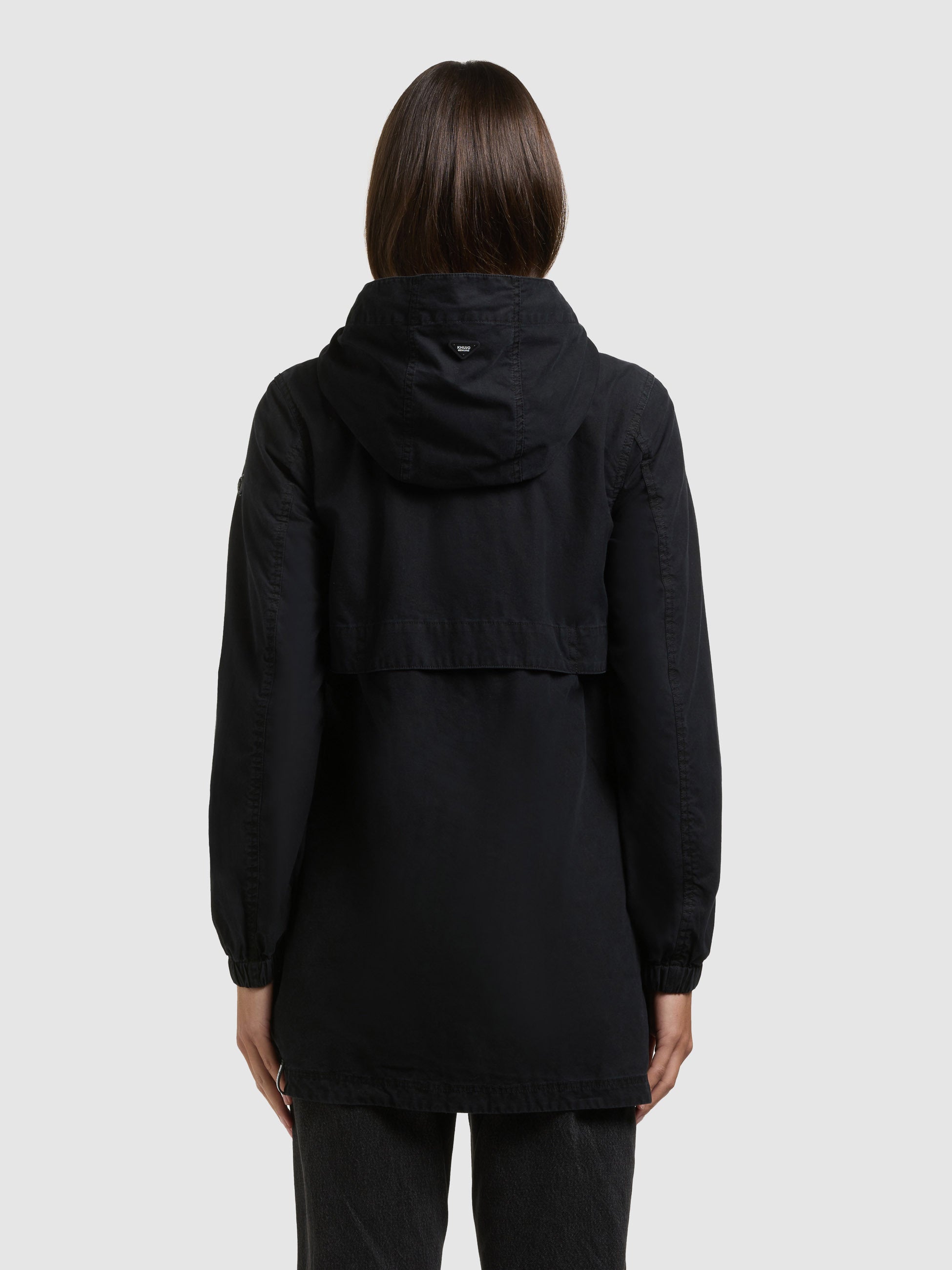 khujo-brava-kapuzenjacke-black-black-slim-fit-sommerjacke image 3