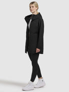 khujo-jacke-lotta-schwarz-leichte-kapuzenjacke-im-slim-fit image 2