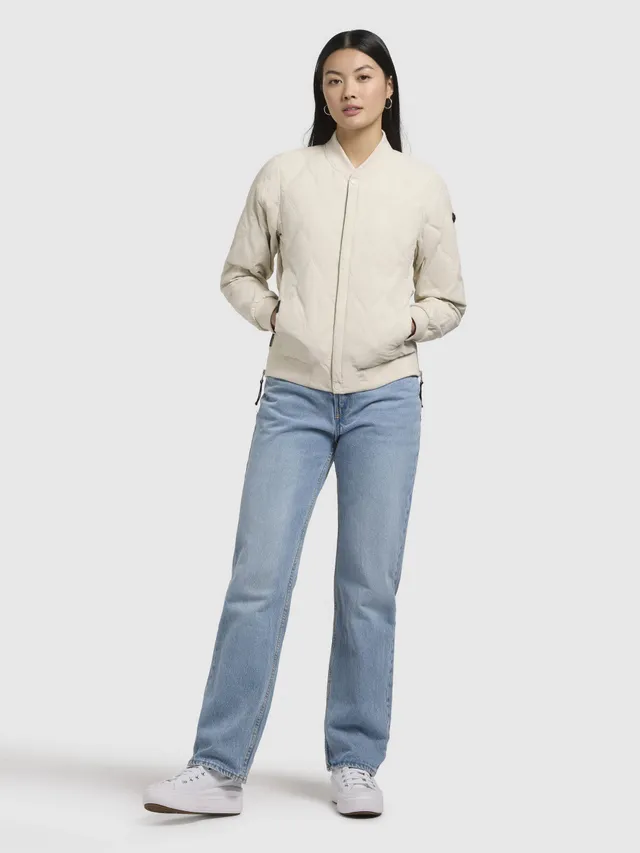khujo-jacke-feen-hellbeige-leichte-steppjacke-damen-sommer image 1