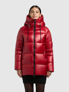 khujo-jacke-cara-nebula-red-gl-nzende-steppjacke-damen-loose-fit image 4