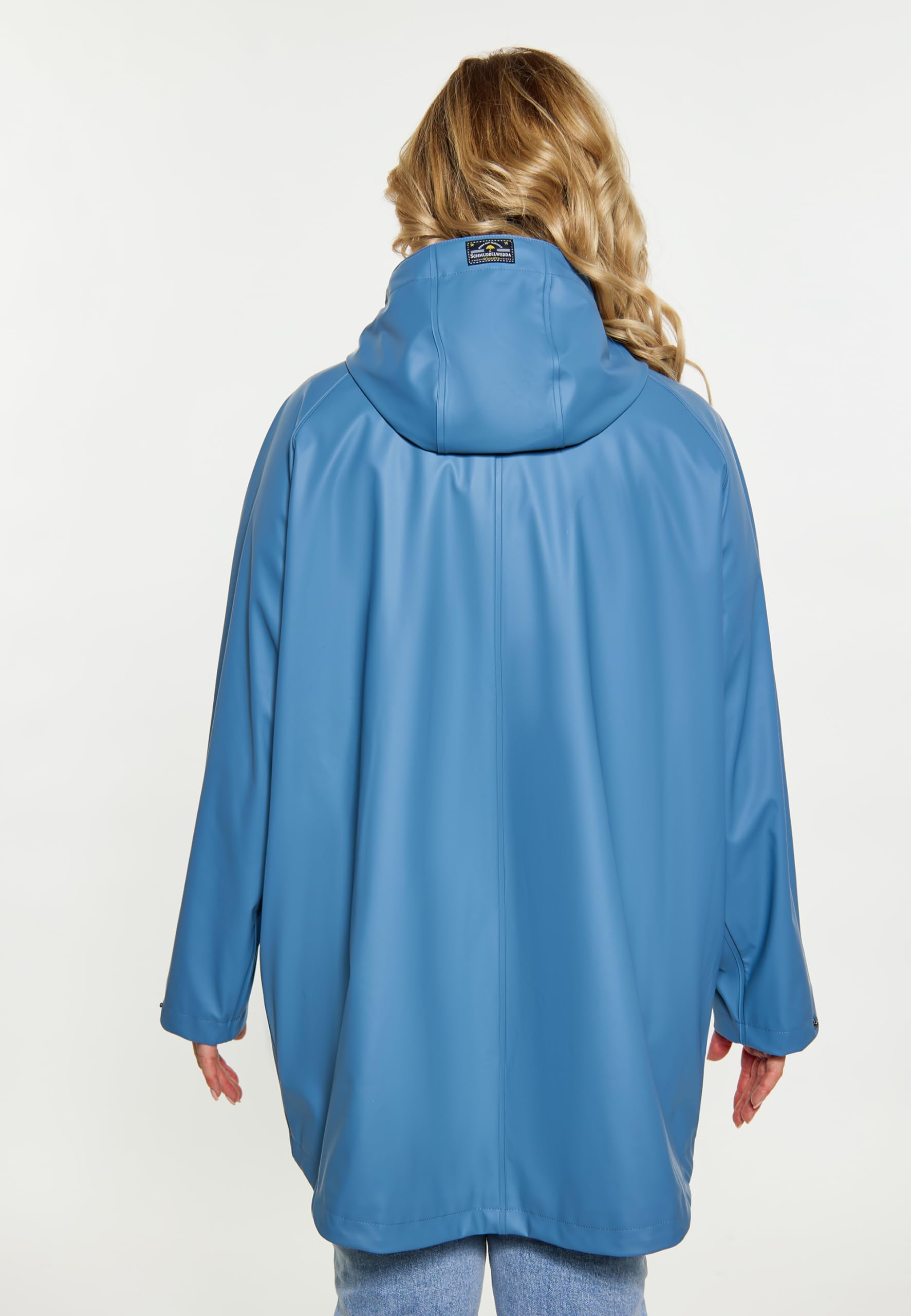 schmuddelwedda-damen-regenmantel-glattes-material-mit-knebel-kapuze-und-rei-vers image 4