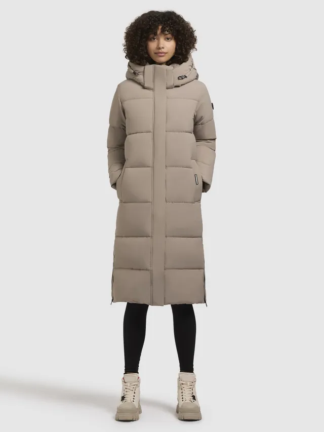 khujo-coat-rachel-matt-steppmantel-gray-beige-damen image 1