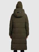 khujo-coat-dairi-dark-green-damen-steppmantel-knielang image 3