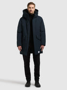 khujo-coat-dachs-port-blue-damen-parka-regular-fit image 2