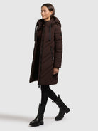 khujo-taby-damen-steppmantel-moody-plum-kurzmantel image 2