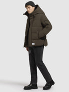 khujo-bard-damen-jacke-steppjacke-khaki-mit-kapuze image 6