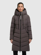 khujo-mantel-mikia3-graphite-grey-knielanger-steppmantel-damen image 4