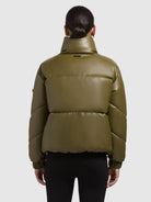 khujo-jacke-khalia-olive-damen-winterjacke-lederoptik image 3
