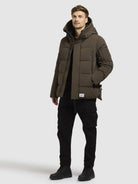 khujo-jacket-tato-khaki-damen-steppjacke-h-ftlang image 2