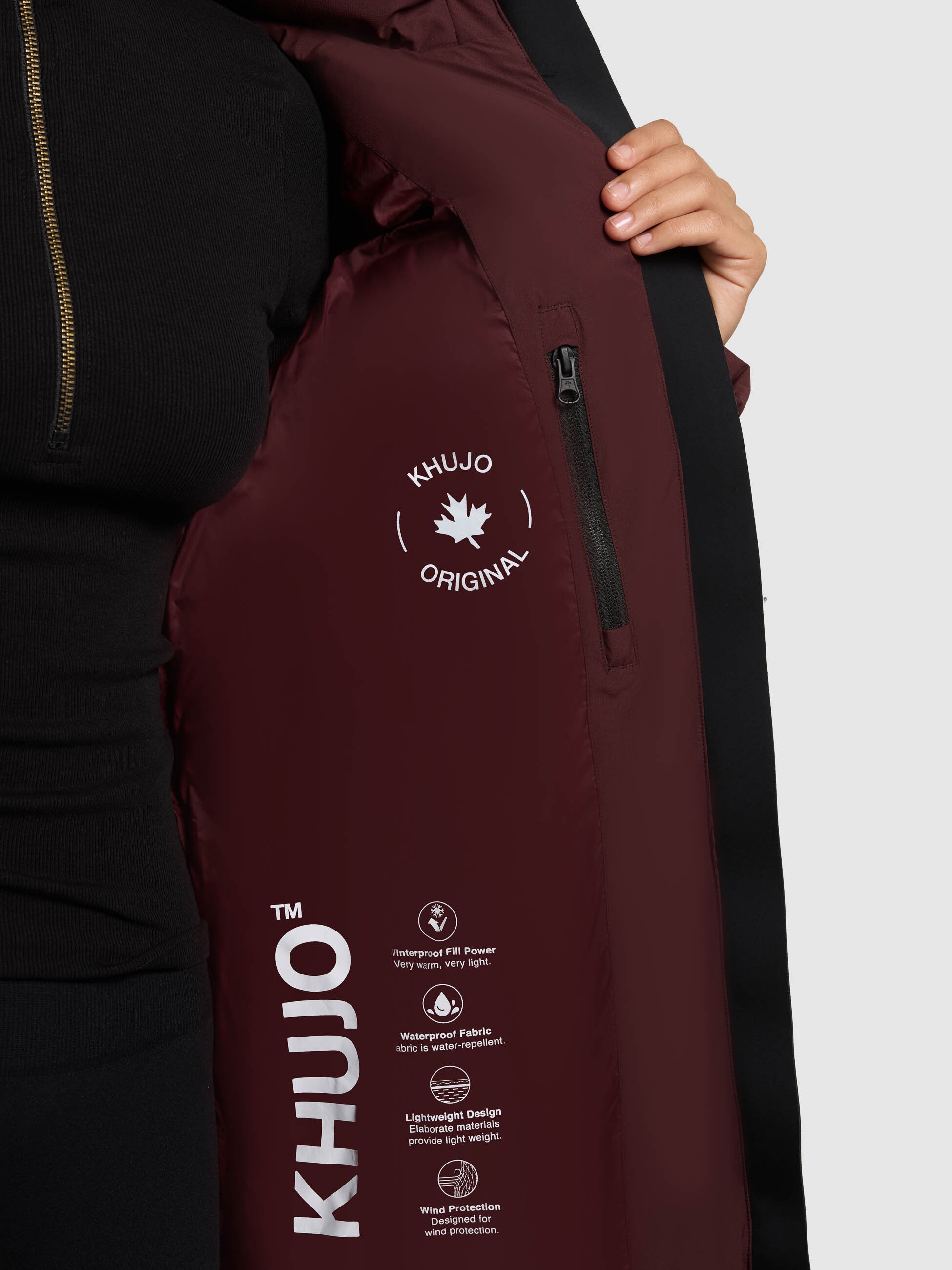 khujo-jacke-drown-matt-damen-steppjacke-in-moscato-red image 8