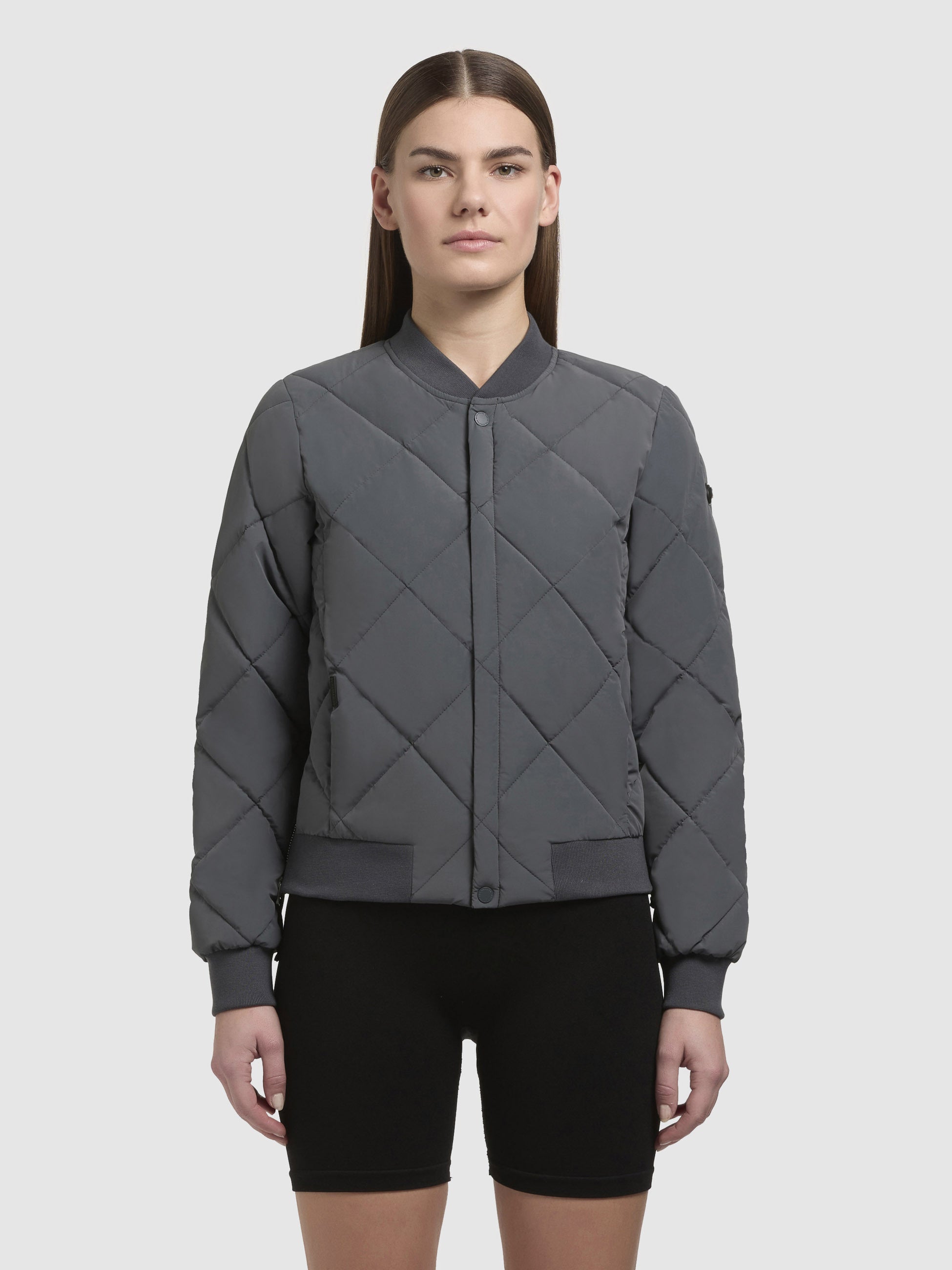 khujo-jacke-ange-blaugrau-damen-sommer-steppjacke-kurz-regular-fit image 4
