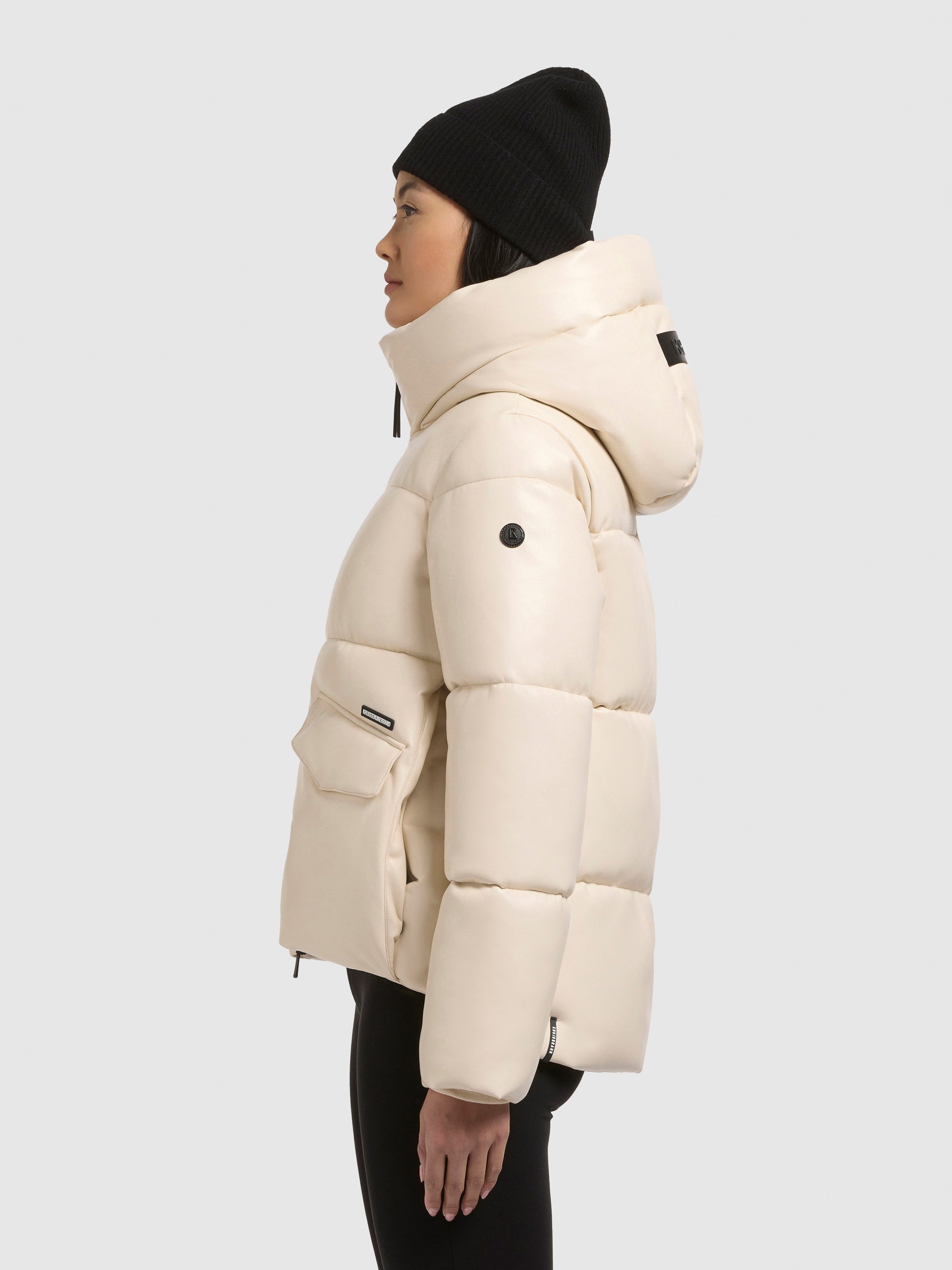 khujo-jacke-aurora-cream-white-gesteppte-kapuzenjacke-in-lederoptik-f-r-damen image 5
