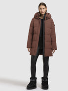 khujo-lola-steppjacke-red-brown-wattiert image 6
