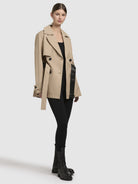 khujo-liane-damen-sommerjacke-trench-sand image 2