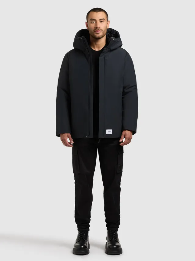 khujo-jacke-etian-port-blue-kapuzenjacke-regular-fit image 1