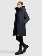 khujo-wedelia-damen-mantel-mit-innenjacke-port-blue image 2