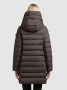 khujo-nekar2-damen-coat-graphite-gray-stepp-kurzmantel image 3