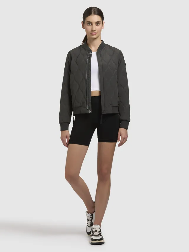 khujo-jacke-feen-dunkelgrau-h-ftlange-damen-sommersteppjacke image 1