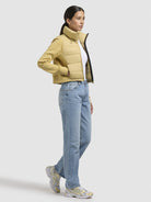 khujo-lival-damen-jacke-yellow-green image 6