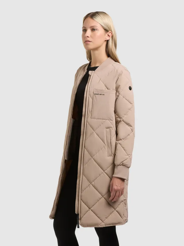 khujo-ymal2-steppmantel-latte-beige-regular-fit-kurzmantel image 1