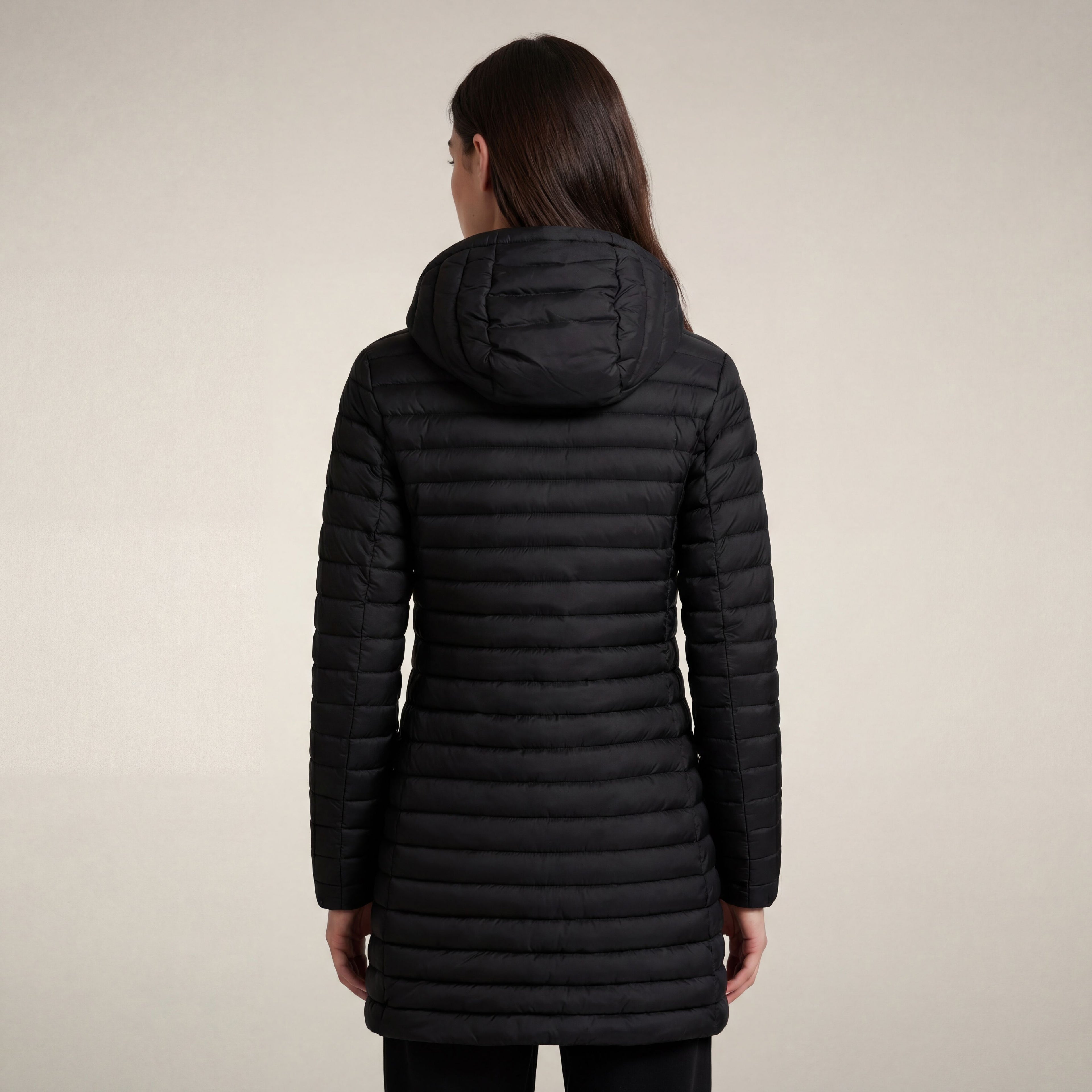 save-the-duck-bryanna-langer-damen-daunenmantel-schwarz-slim-fit image 2