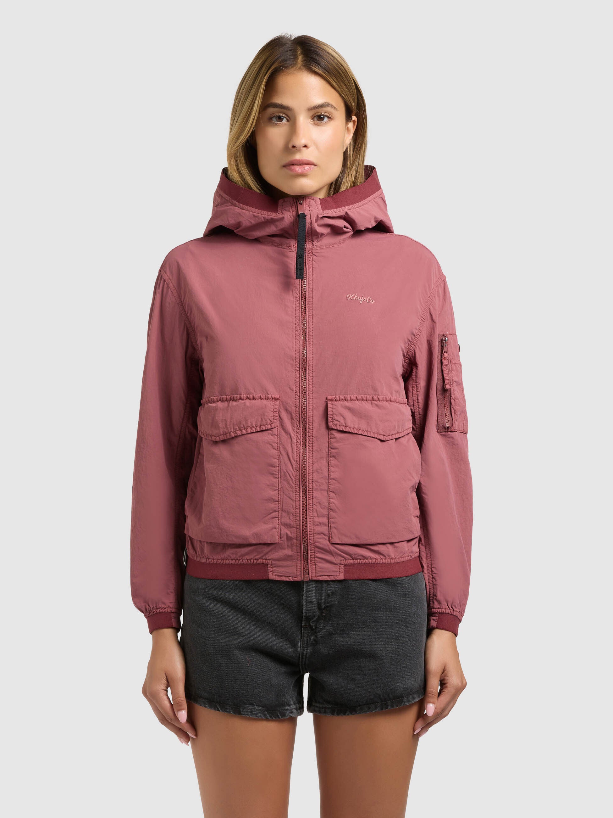 khujo-jacke-vona-fuchsia-damen-bomberjacke-blouson image 4