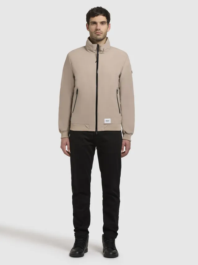 khujo-jacke-kayo-beige-leichte-sommerjacke-mit-kapuze image 1