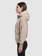khujo-jacket-anov-beige-blouson-sommerjacke-regular-fit-mit-2-lagen-kapuze image 5