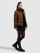 khujo-clia-damen-steppjacke-copper-brown image 6