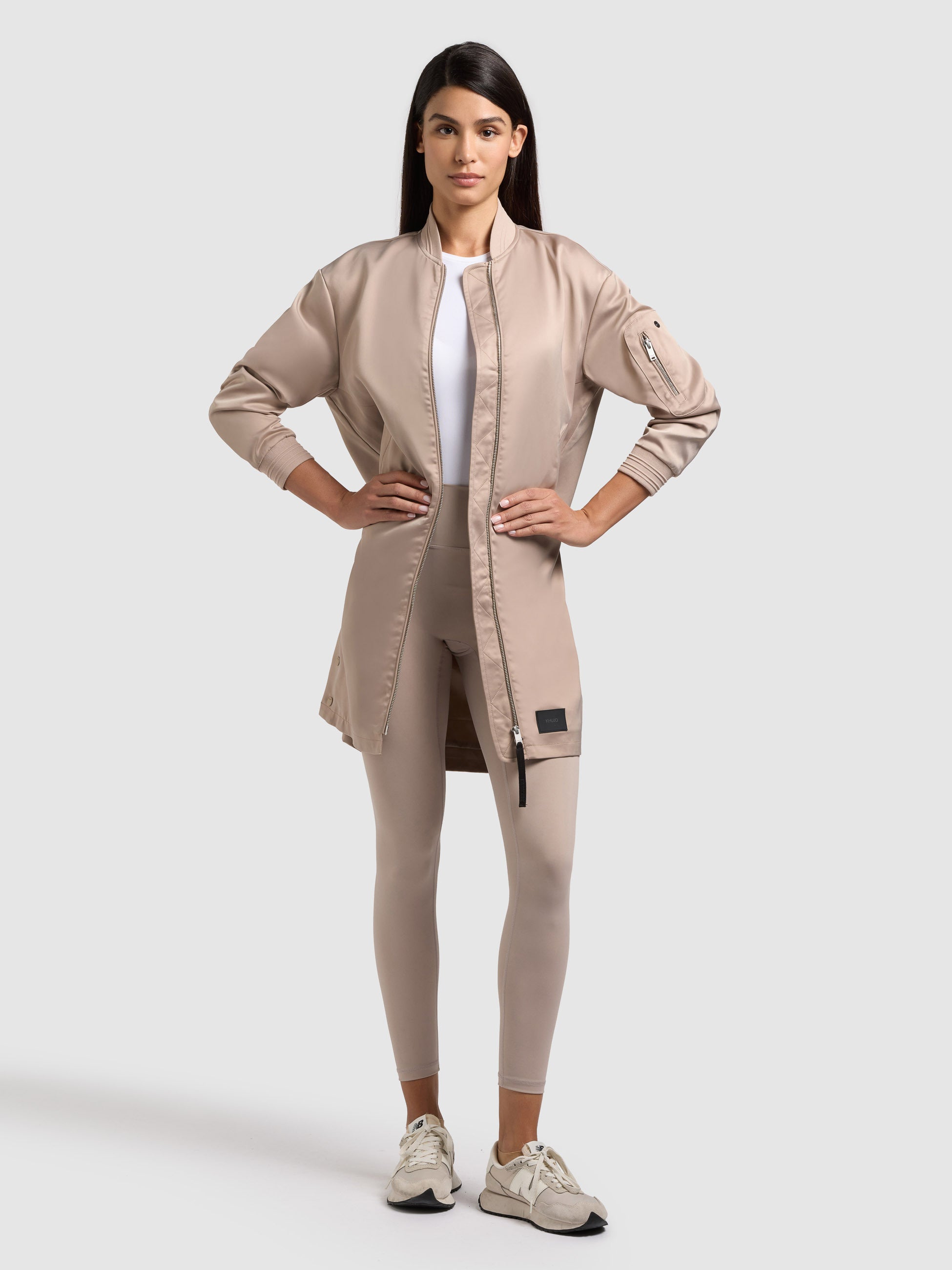 khujo-mantel-tindra-latte-beige-damen-blousonmantel image 6