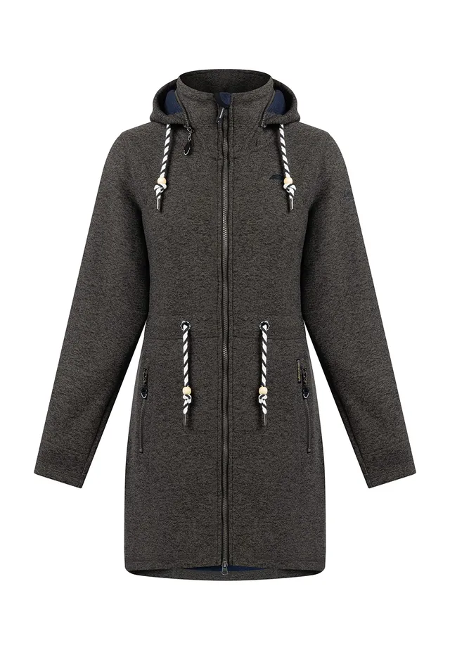 schmuddelwedda-damen-strickfleecemantel-warmer-strickfleece-mantel-f-r-herbst image 1