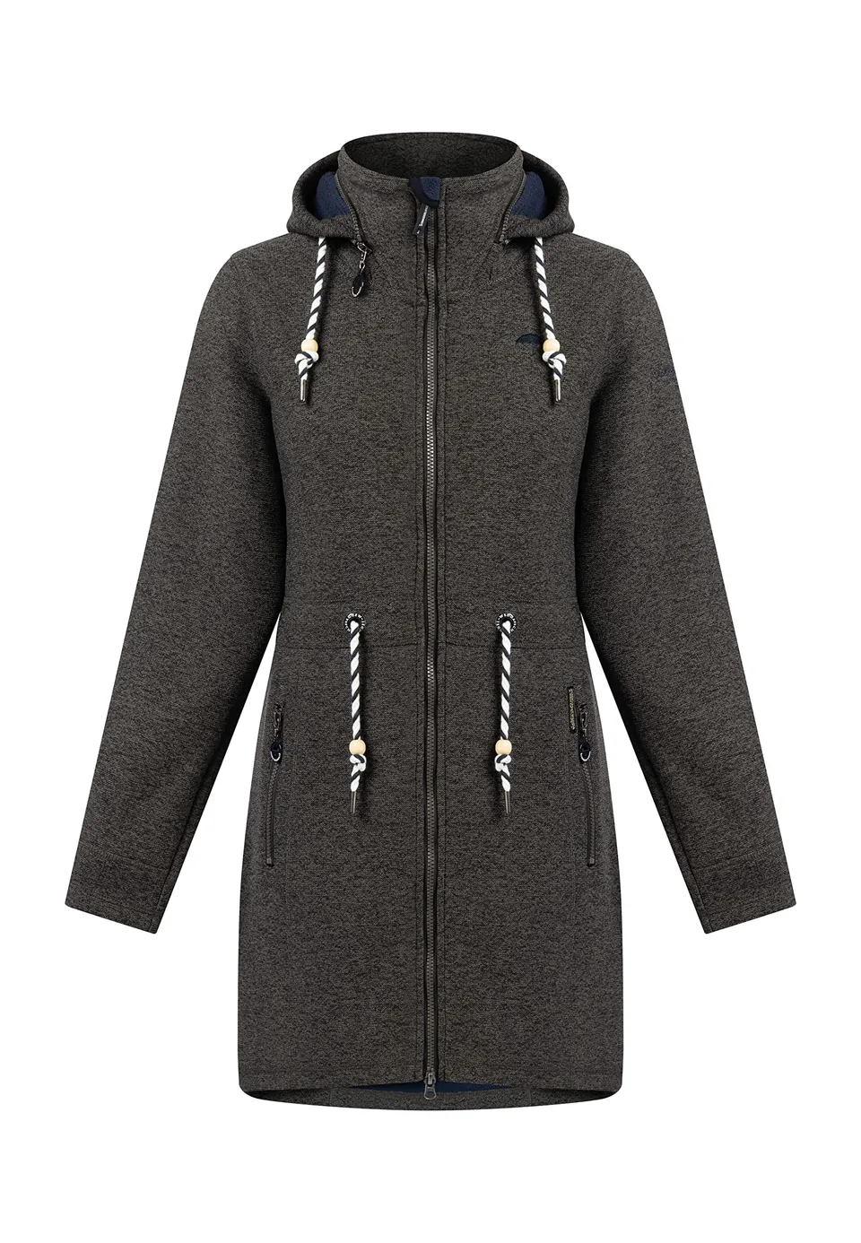 schmuddelwedda-damen-strickfleecemantel-warmer-strickfleece-mantel-f-r-herbst image 1