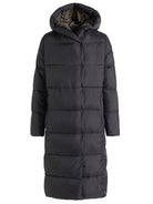 khujo-coat-vares-dark-gray-wadenlanger-damen-steppmantel-mit-kapuze image 7