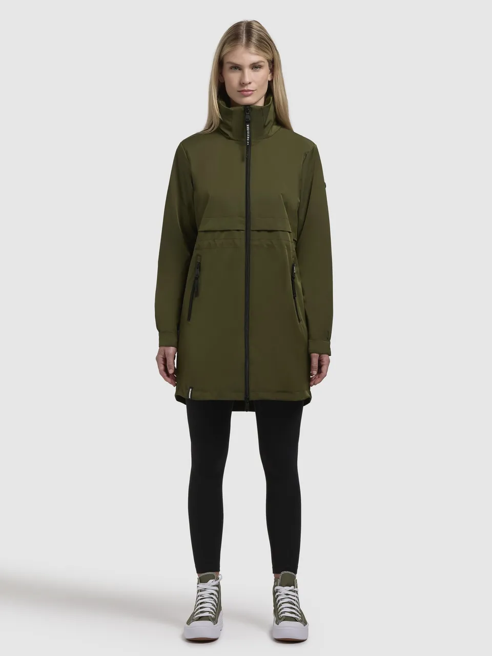 khujo-coat-narin-olive-green-leichter-sommer-parka-f-r-damen image 1