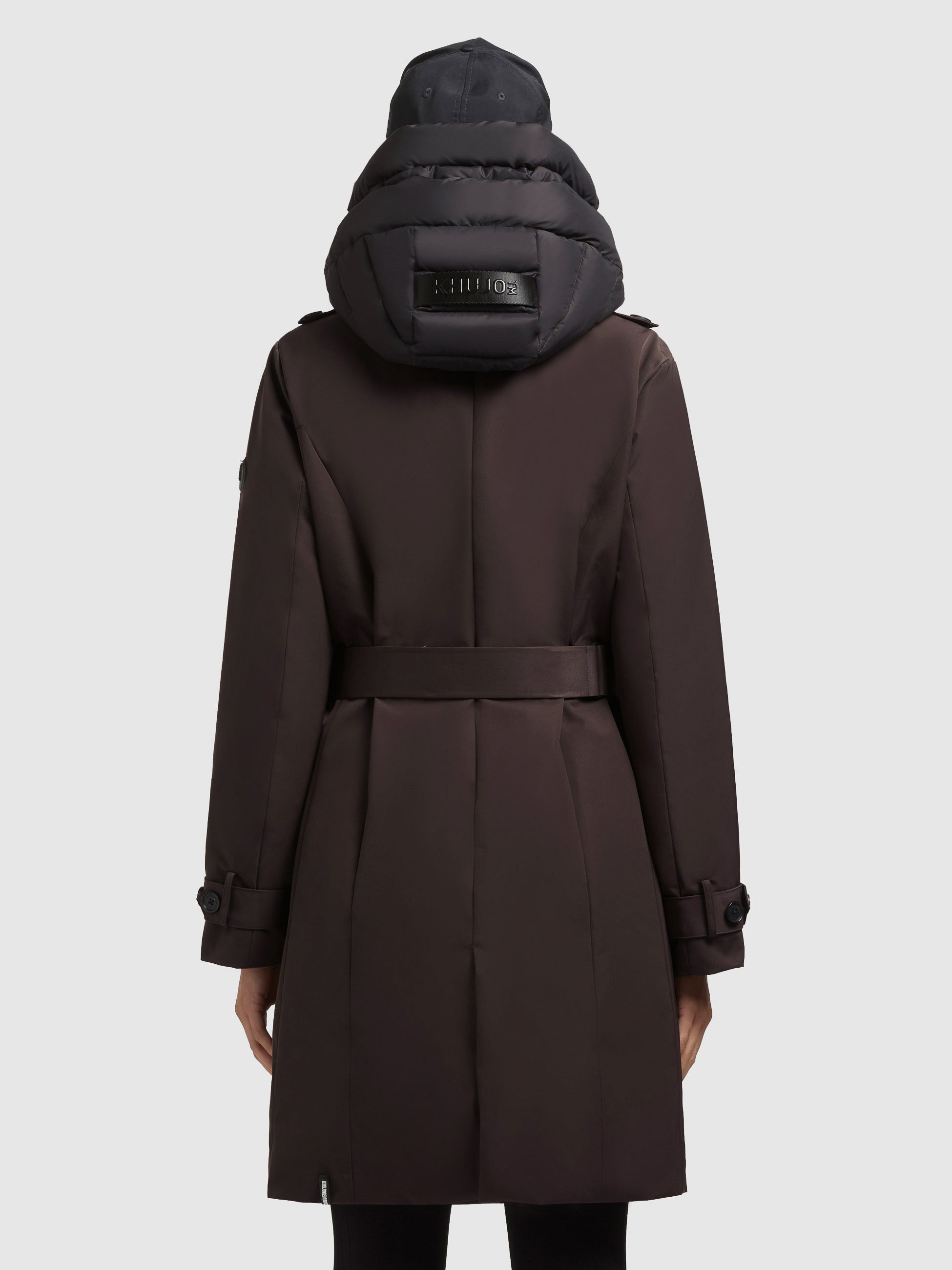 khujo-gora-moody-plum-damen-trenchcoat-kurzmantel-mit-g-rtel image 3