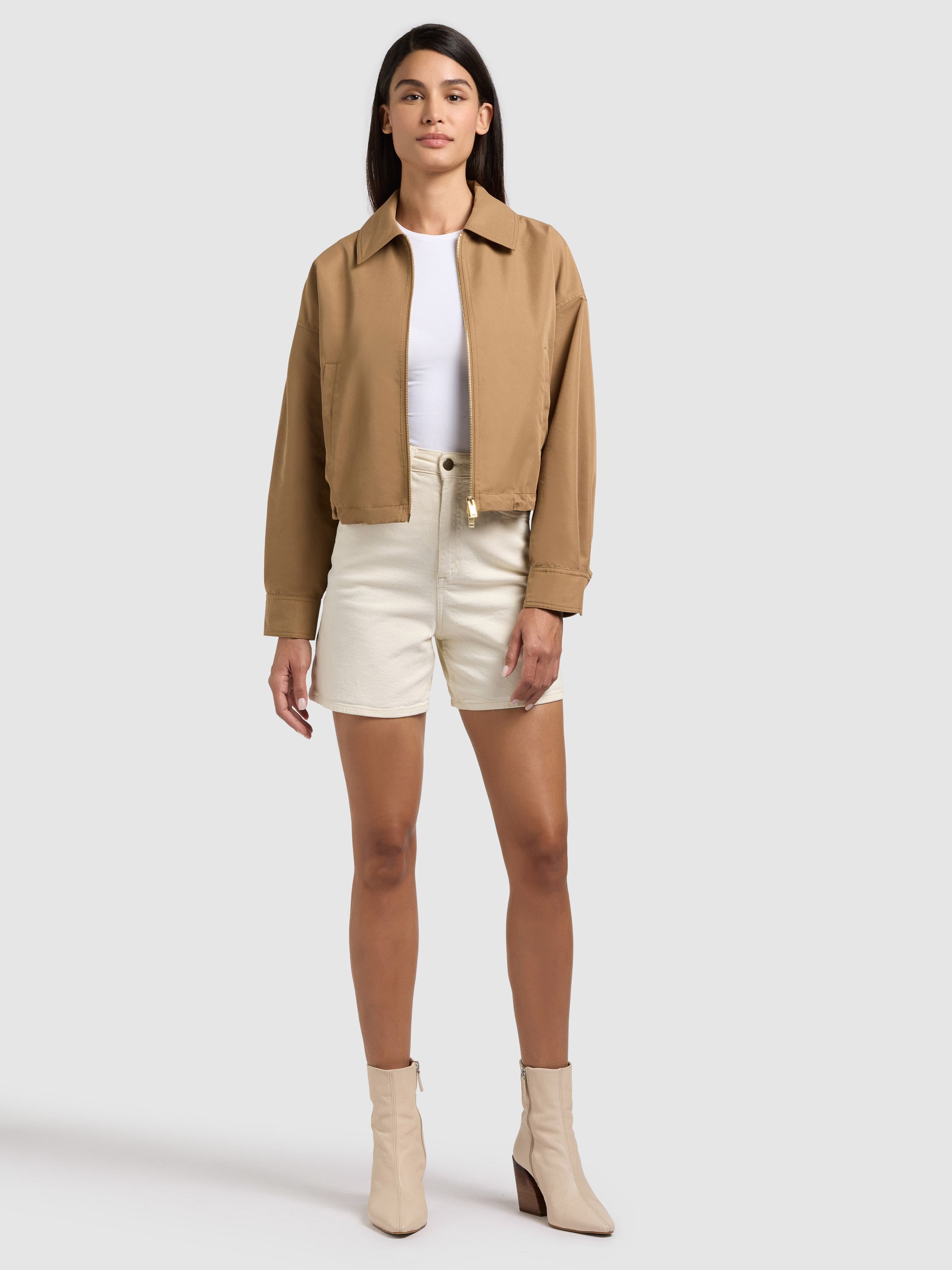 khujo-jacke-tovee-mustard-kurze-blousonjacke-f-r-damen image 6