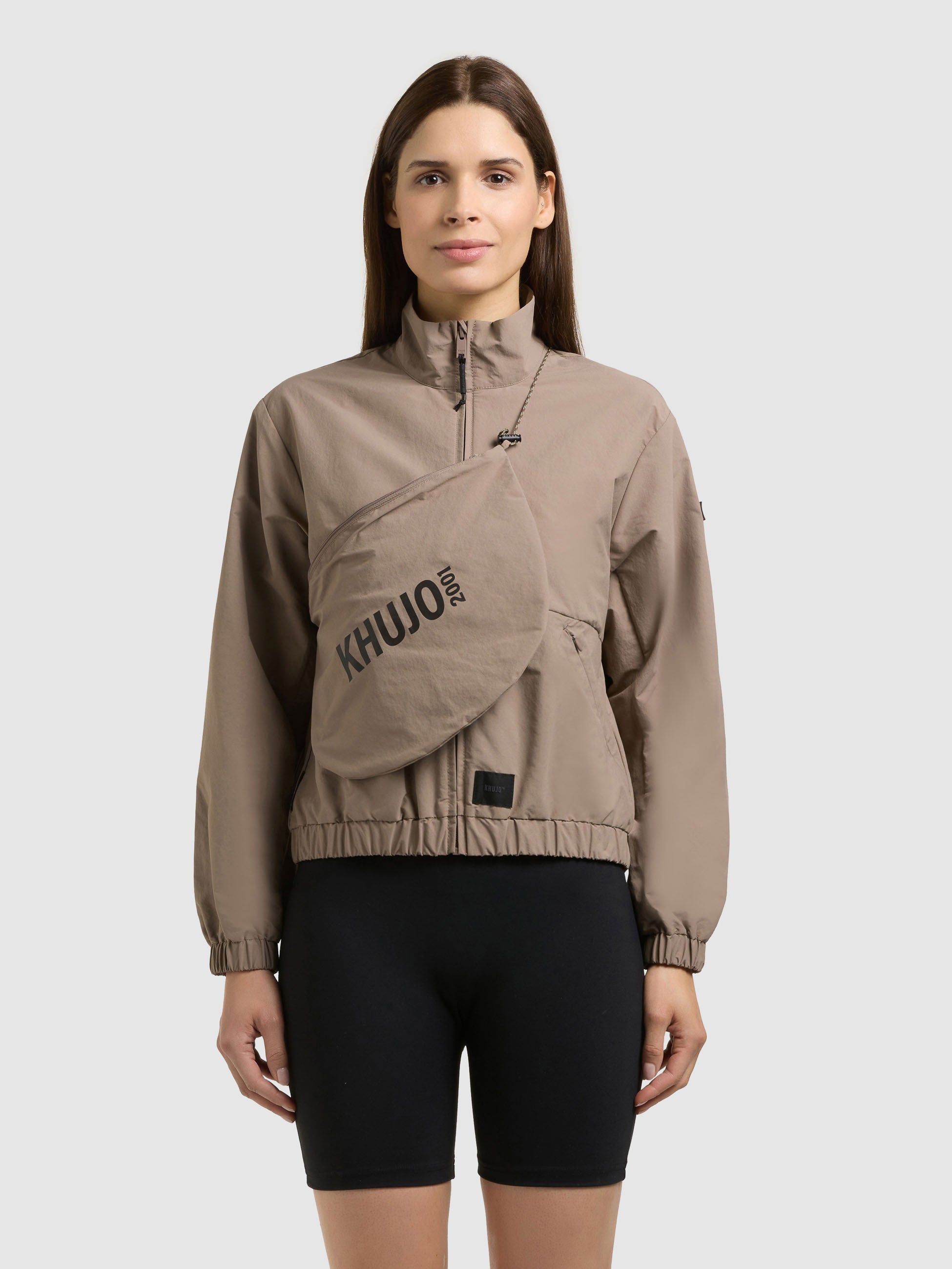 khujo-jacke-leitzi-with-bag-latte-brown-damen-blouson image 1