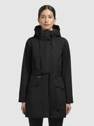 khujo-jacke-mosti-schwarz-trench-sommerparka-mit-leo-futter image 4