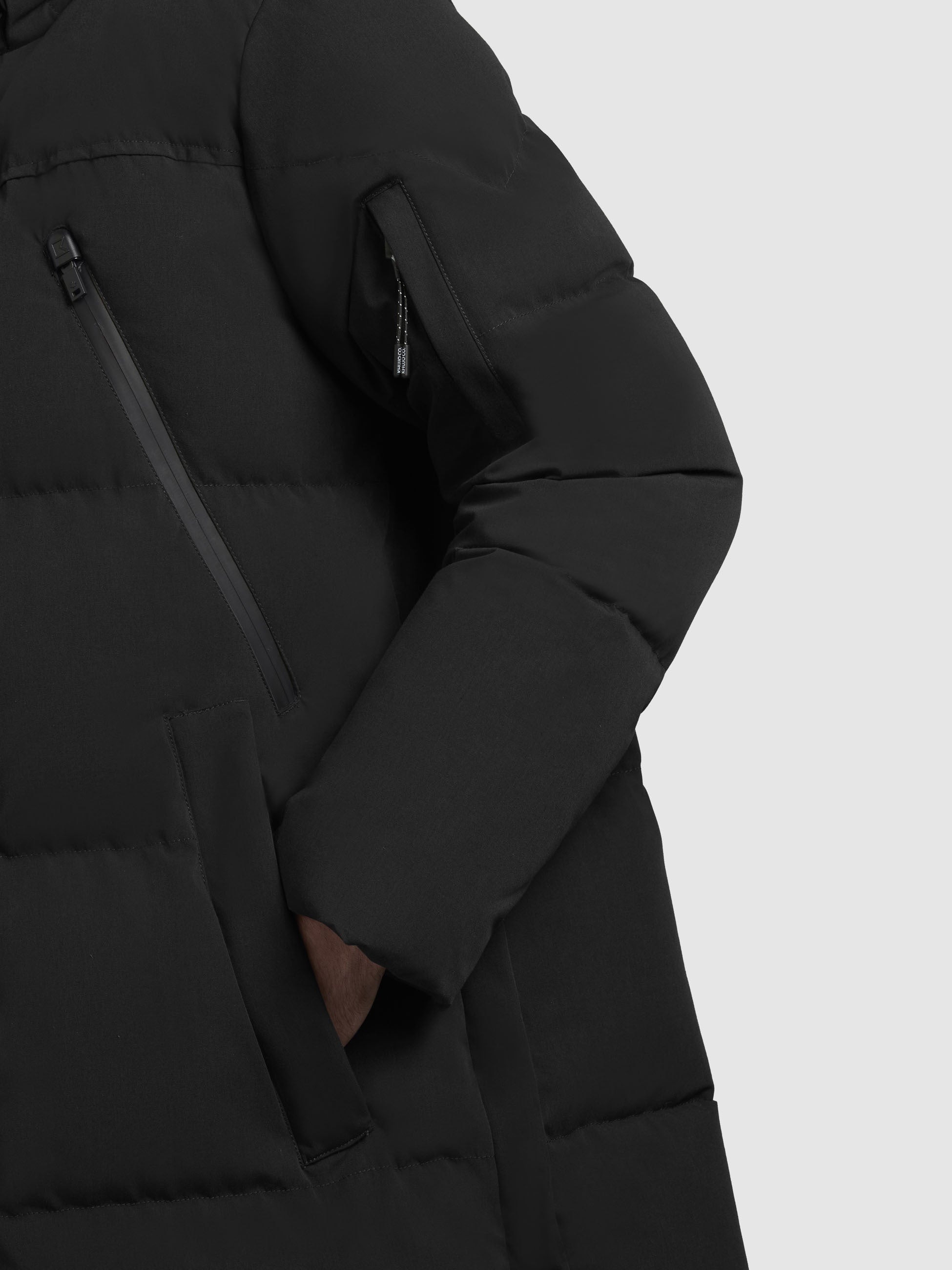 khujo-doyle-jacke-schwarz-damen-steppparka-regular-fit image 7