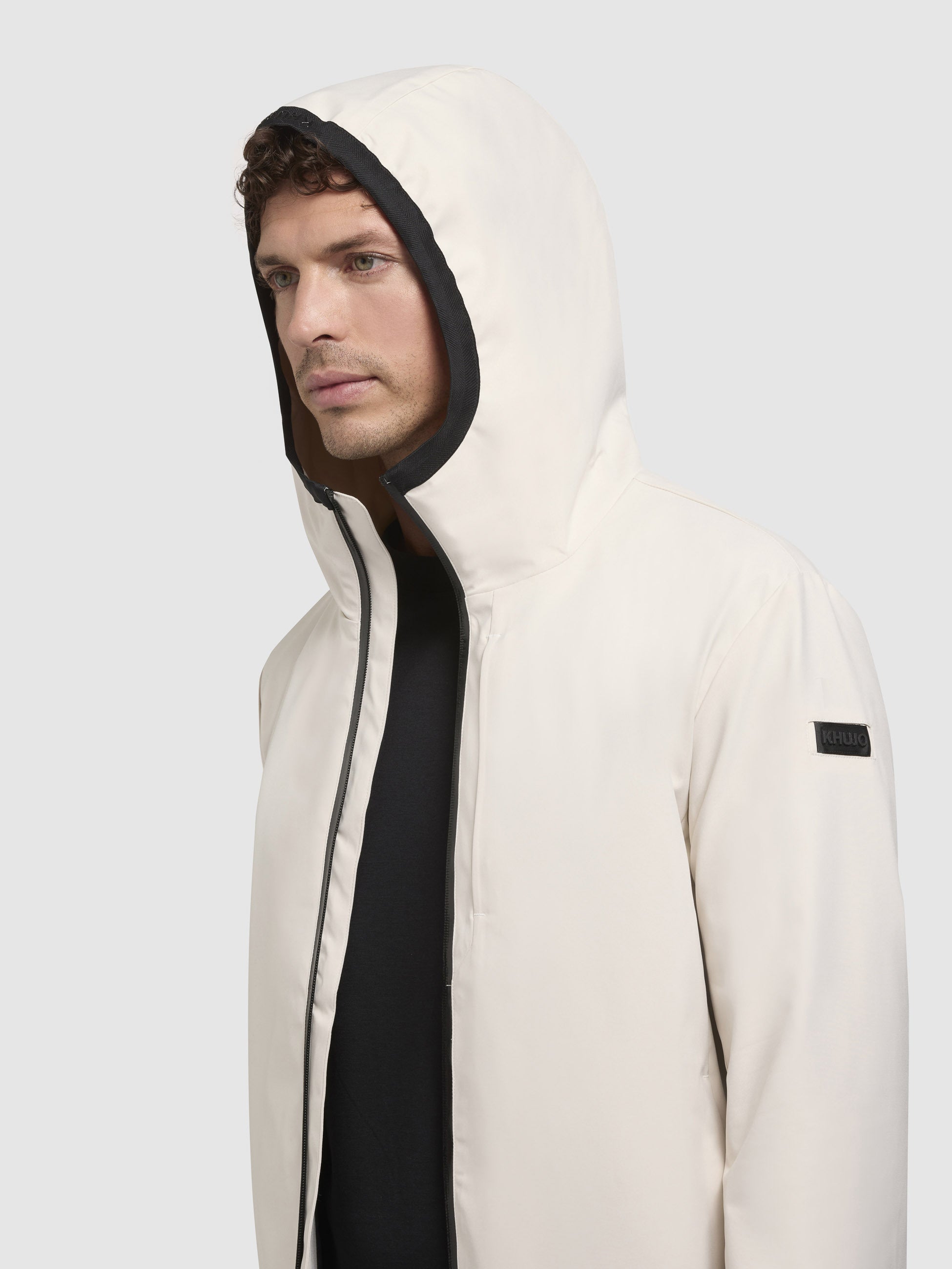 khujo-jacke-hamza-naturwei-basic-kapuzenjacke-regular-fit image 7