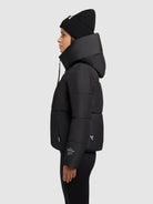 khujo-jacke-audrey-matt-black-damen-steppjacke image 5