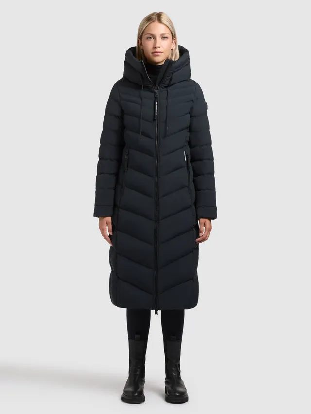 khujo-coat-stoane2-port-blue-wadenlanger-steppcoat-damen image 1
